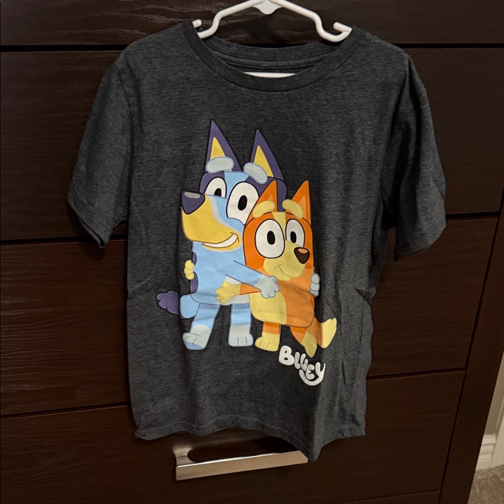 Bluey Kids Charcoal Graphic Tee